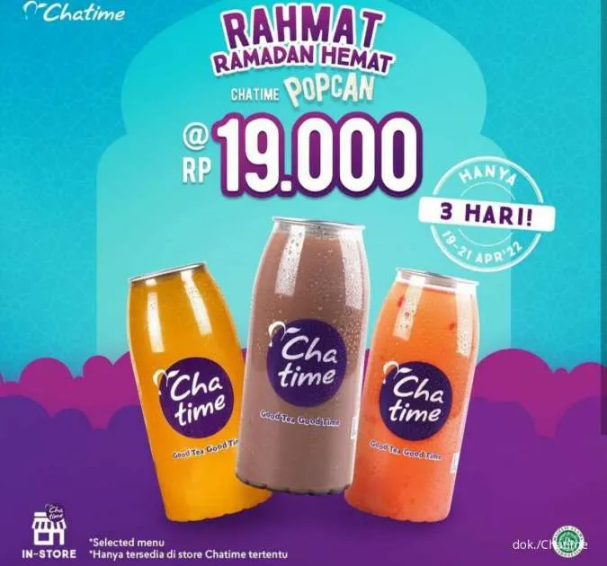 Promo Terbatas Chatime Ramadan Hemat