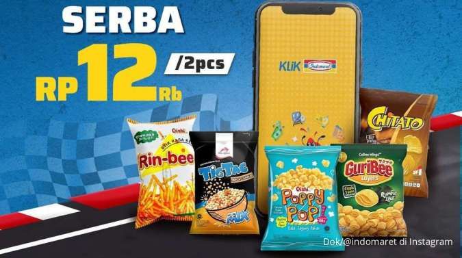 Promo Indomaret 12.12 Beli 2 Gratis 1 di 12 Desember 2023, Promo Serba Rp 12.000