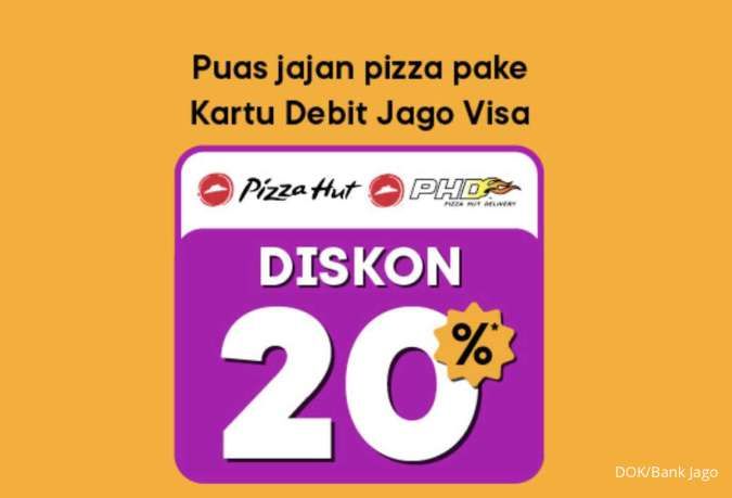 Promo Pizza Hut x Bank Jago, Nikmati Diskon hingga Rp 100.000