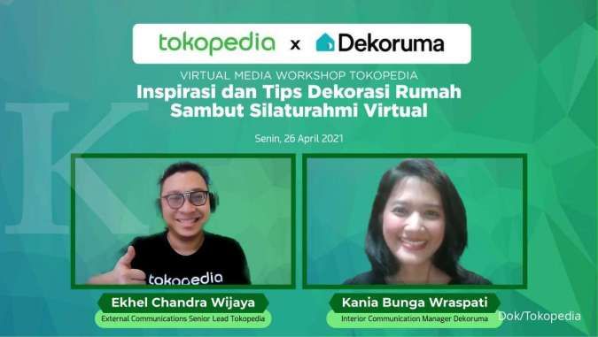 Tokopedia X Dekoruma Bagikan 5 Tips Dekorasi Rumah Sambut Silaturahmi Virtual Ramadan