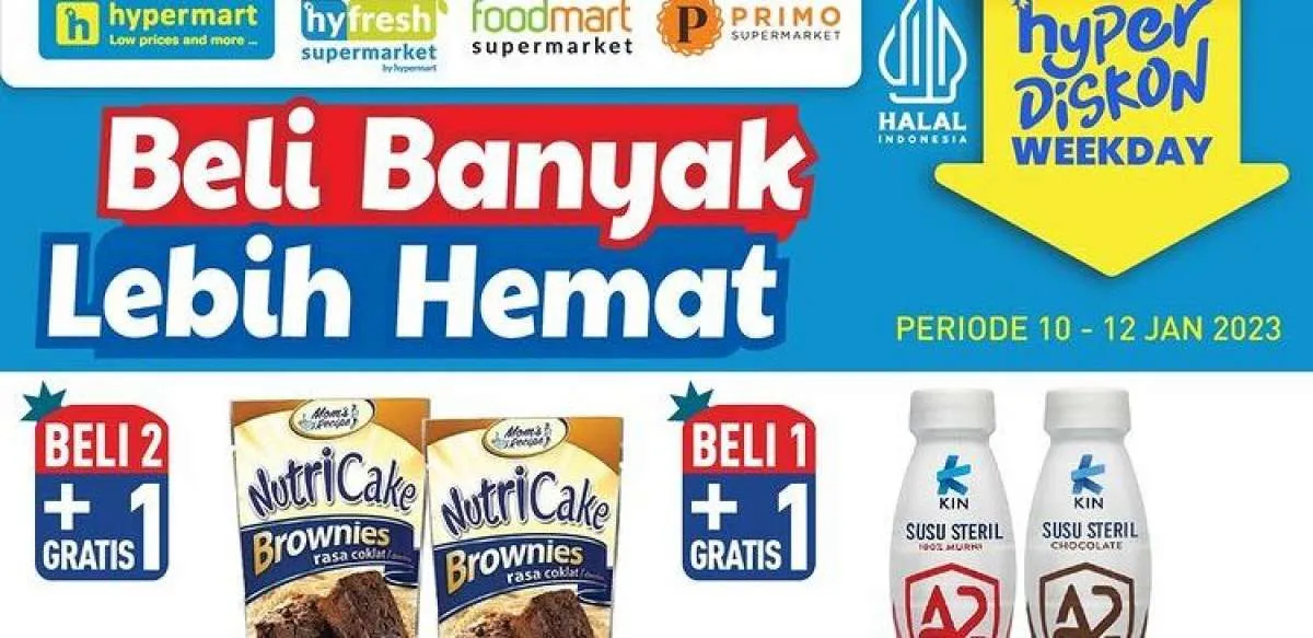 Harga Promo Hypermart Hari Ini 11 Januari 2023, Promo Beli Banyak Lebih Hemat