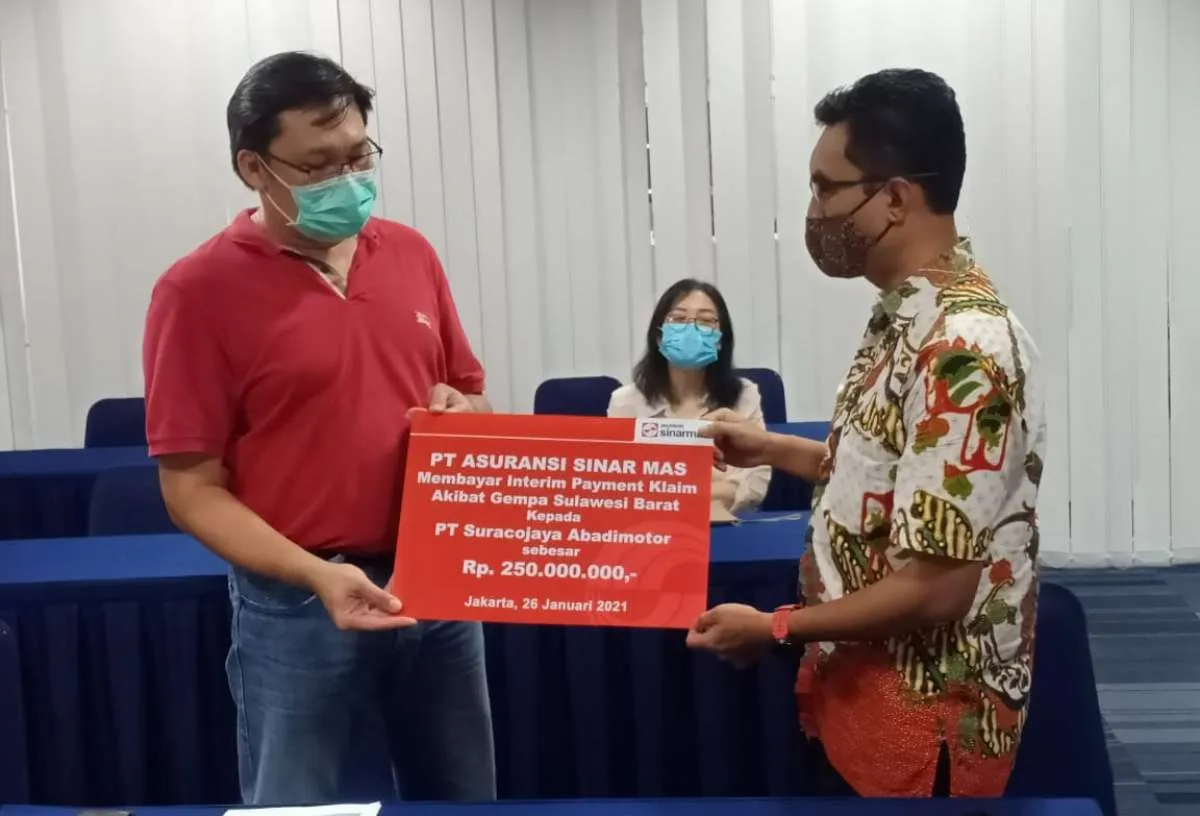 Asuransi Sinar Mas catat estimasi awal total kerugian gempa Sulbar Rp 3,2 miliar