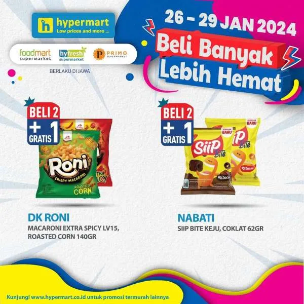 Promo Hypermart Beli Banyak Lebih Hemat Periode 26-29 Januari 2024