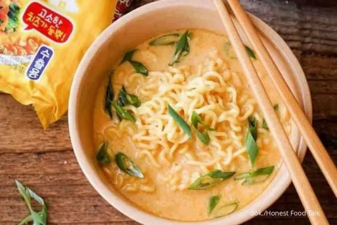 Mie Kuah Susu Keju
