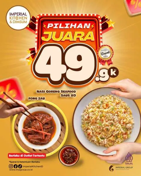 Promo Imperial Kitchen & Dimsum Pilihan Juara Juli 2025