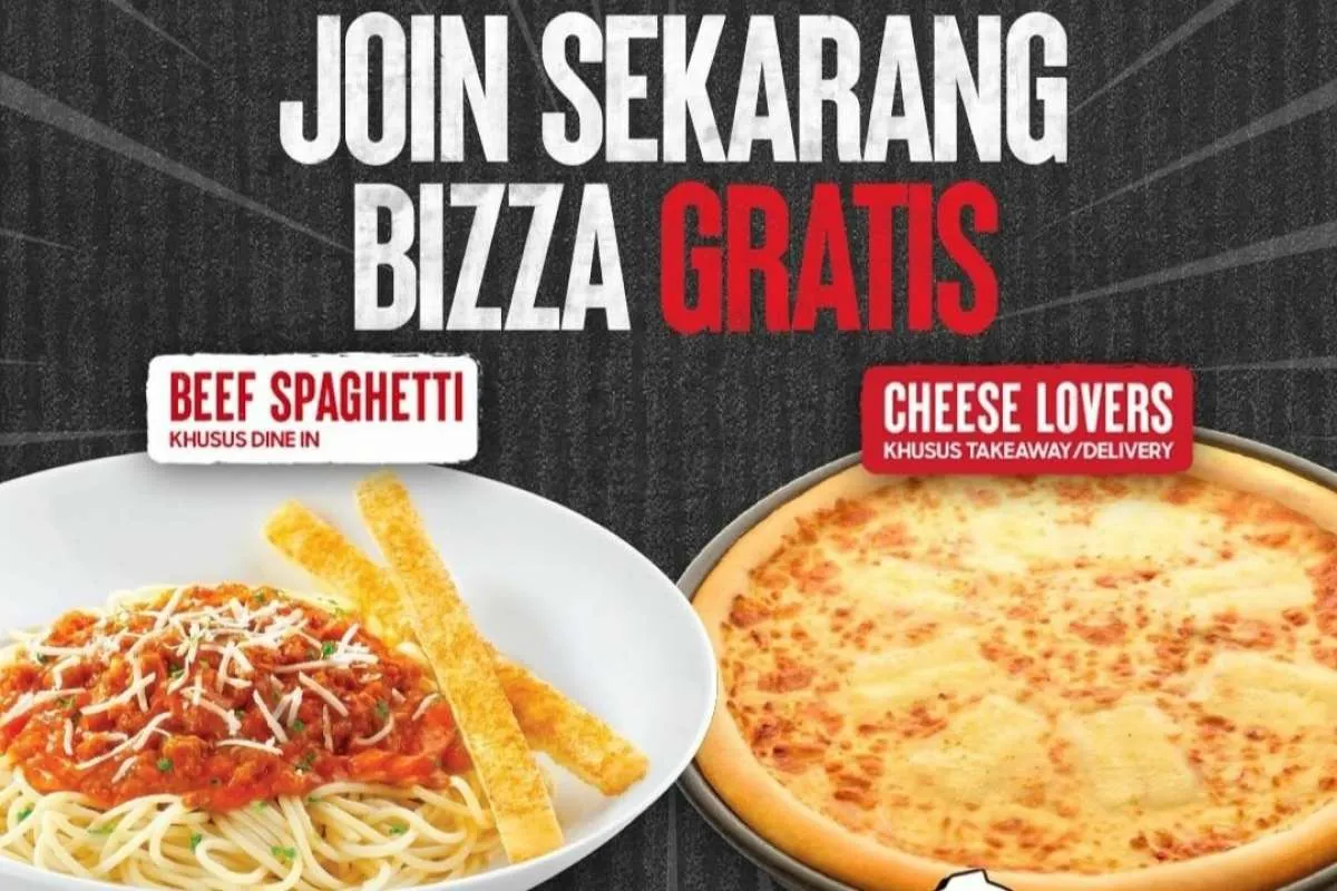 Promo Pizza Hut, Gratis Spaghetti & Pizza bagi Pengguna Baru Aplikasi Pizza Hut