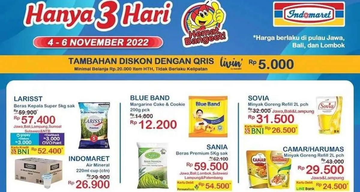 Promo JSM Indomaret Mulai Hari Ini 4 November 2022, Promo Selama 3 Hari