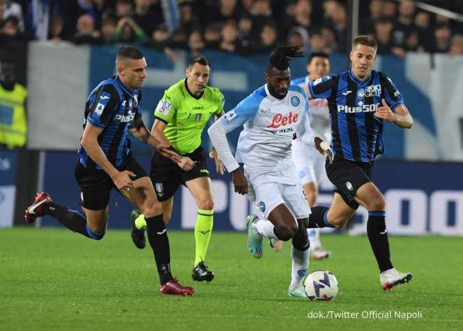 Klasemen Liga Italia Serie A: Napoli Masih Kokoh di Puncak Usai Kalahkan Atalanta 1-2