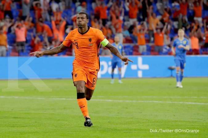 Hasil laga Belanda vs Ukraina di laga Euro 2021 Grup C