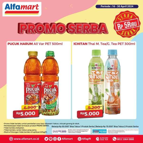 Promo Alfamart Serba Rp 5.000 Terbaru 16-30 April 2024