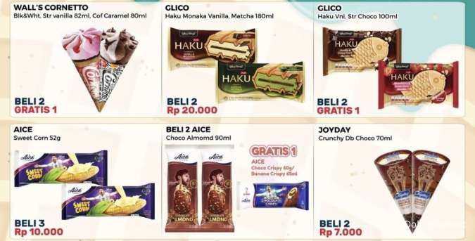 Cuma sampai 15 Juni 2024, Promo Alfamart Beli 1 Gratis 1 Es Krim Joyday Jagung-Boba!