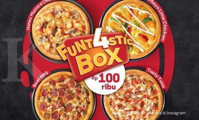 Promo Pizza Hut terbaru di 25 Agustus 2021, 4 pan personal pizza hanya Rp 100.000