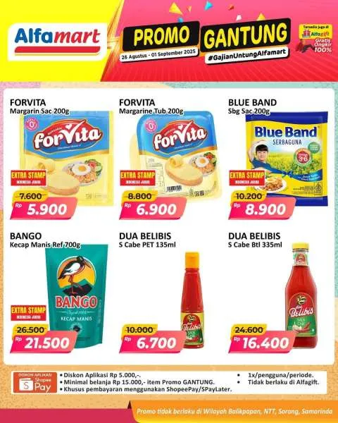 Promo Alfamart Gantung Periode 26 Agustus-1 September 2025