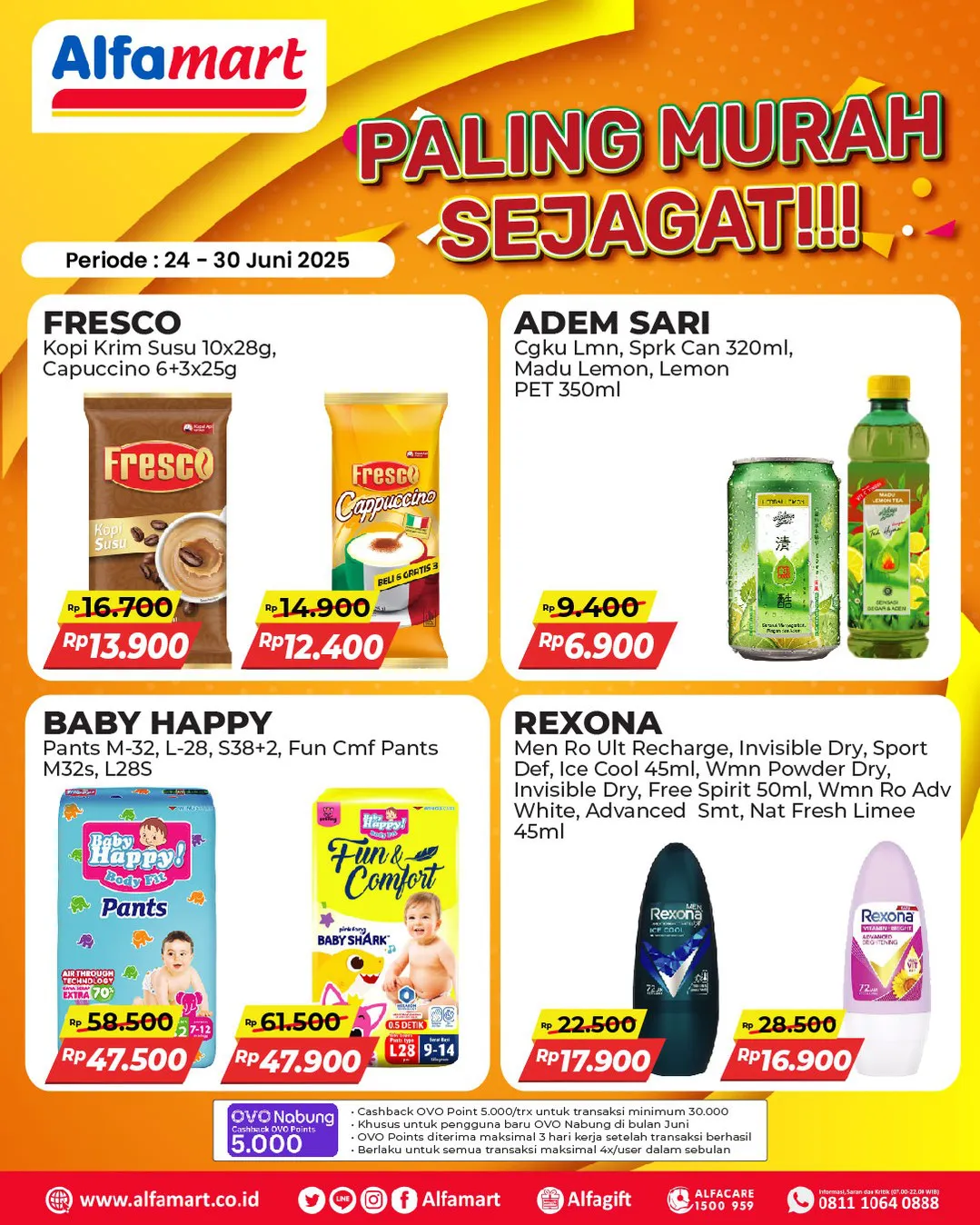 Promo Alfamart Paling Murah Sejagat Periode 24-30 Juni 2025