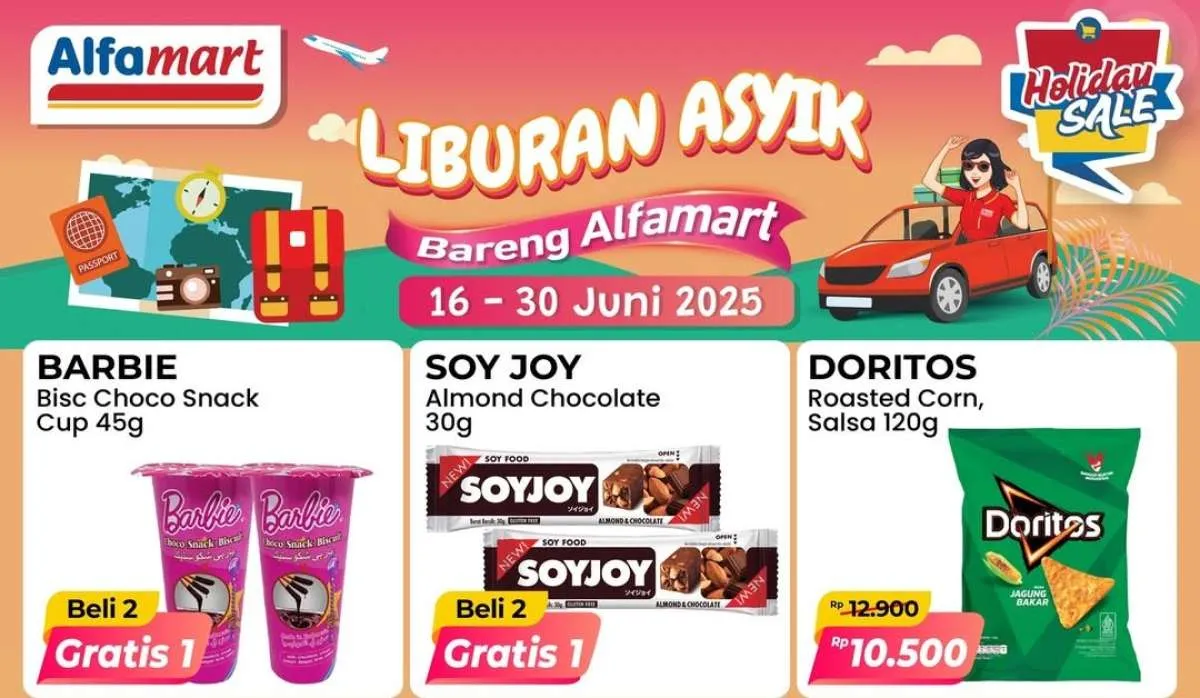 Promo Alfamart Spesial Liburan 16-30 Juni 2025, Aneka Snack-Mainan Harga Spesial