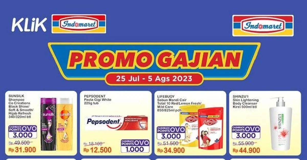 Promo Gajian Indomaret Periode 25 Juli-5 Agustus 2023, Susu Anak Beli 2 Lebih Hemat