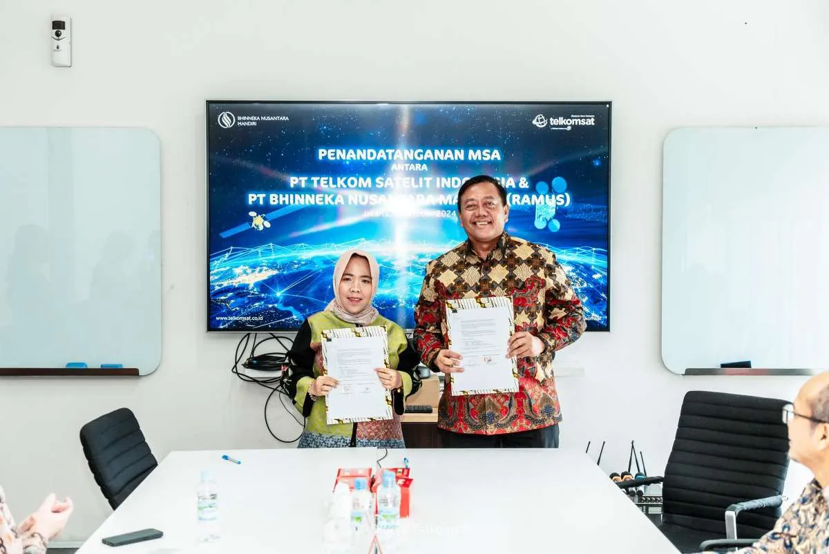 TelkomGroup Perkuat Digitalisasi Maritim melalui Pemanfaatan Satelit Merah Putih 2024