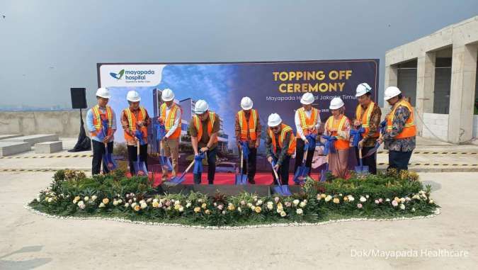 SRAJ Gencar Ekspansi, Lakukan Topping Off Mayapada Hospital Jakarta Timur