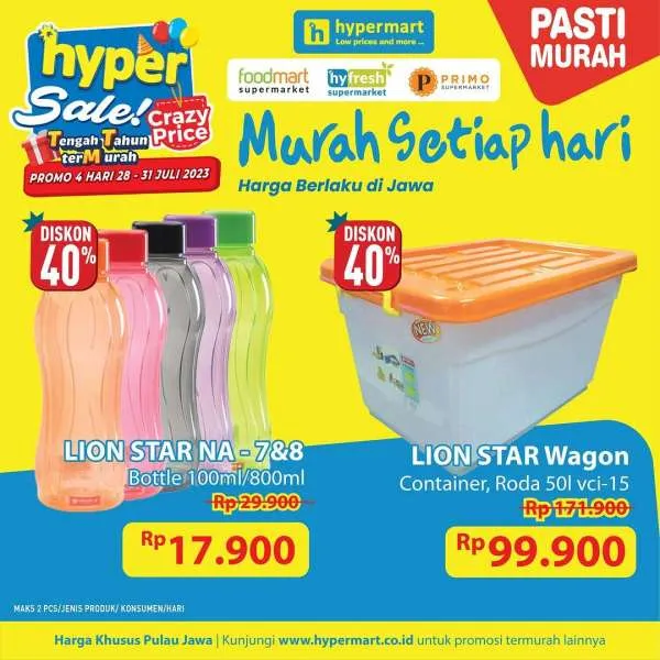 Katalog Harga Promo JSM Hypermart Terbaru 28-31 Juli 2023