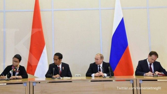 Di Rusia, Jokowi bertemu CEO Rosfnet dan Alpha PG