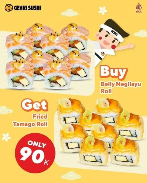 Promo Genki Sushi International Sushi Day 16-20 Juni 2025