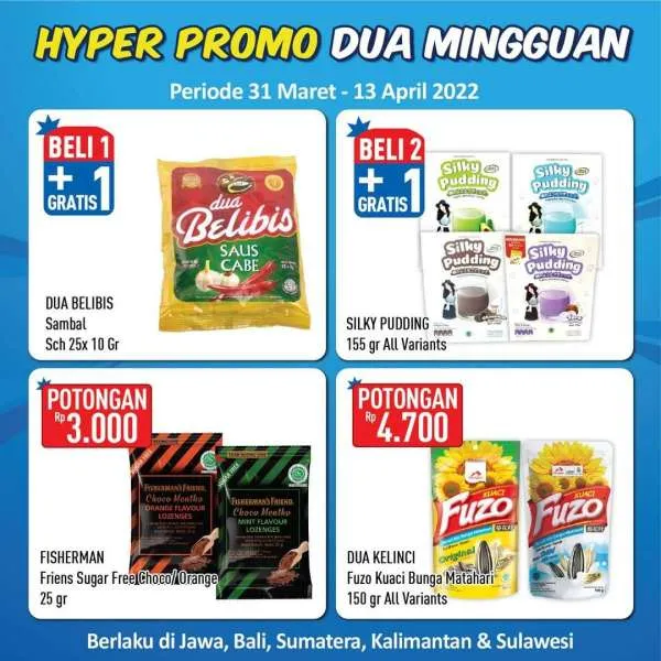 Promo Hypermart Dua Mingguan Periode 31 Maret-13 April 2022