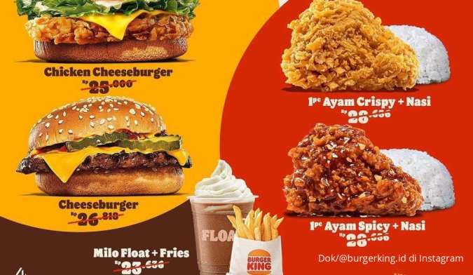 Promo Buger King Mulai Rp 17.000-an Sampai Hari Ini 30 September 2024, Ada Menu Baru