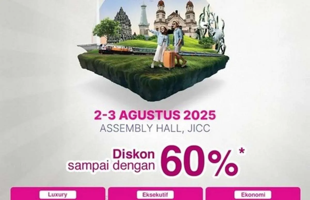 Promo Tiket Kereta Api Diskon Sampai 60% di KAI Expo 2025, Ini Daftar Rutenya
