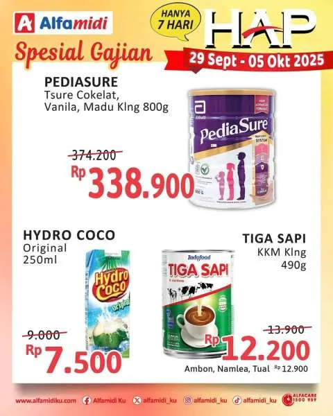 Promo Alfamidi Hemat Satu Pekan Periode 29 September-5 Oktober 2025