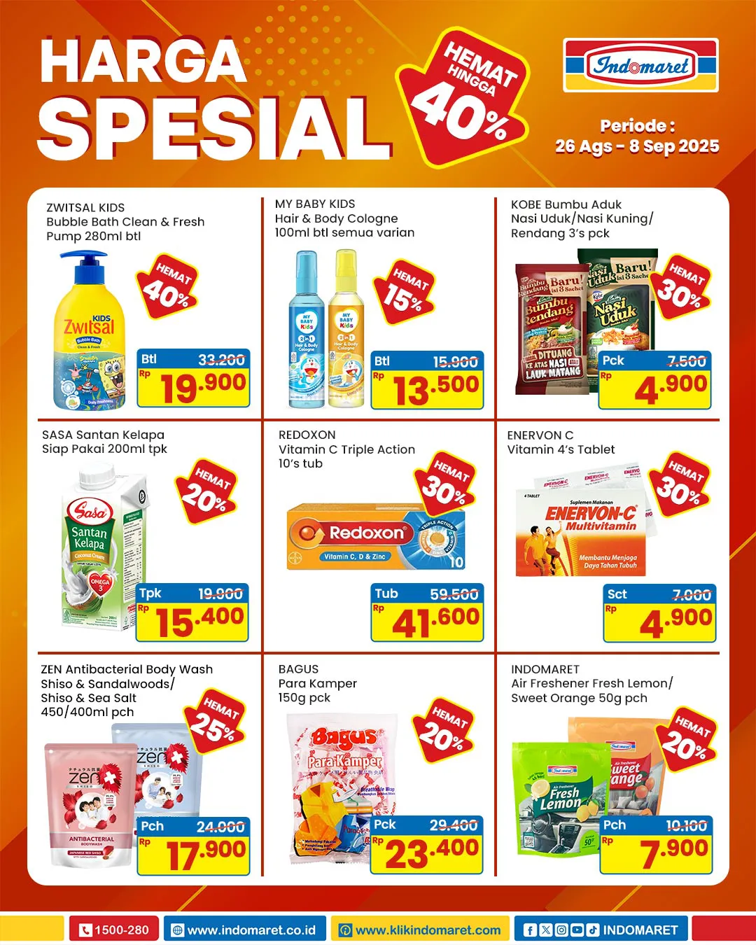 Promo Indomaret Harga Spesial Periode 26 Agustus-8 September 2025
