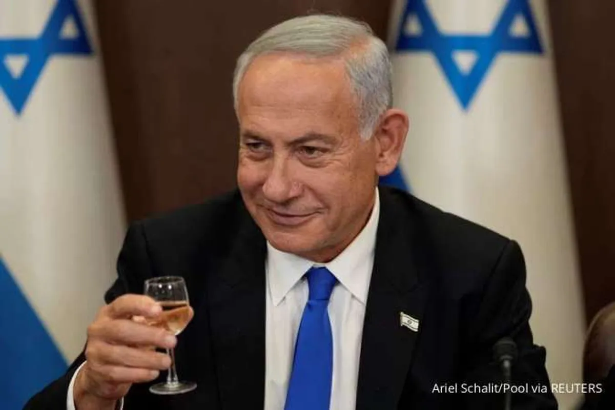 Perdana Menteri Israel Benjamin Netanyahu Meminta Hamas Menyerah Sekarang Juga