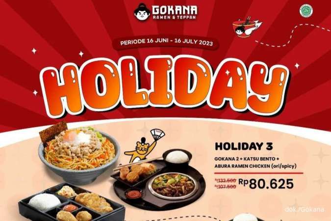 Promo Gokana Terbaru 16 Juni-16 Juli 2023, Paket Holiday Hemat Spesial di GrabFood