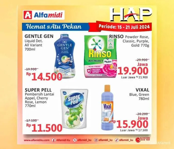 Promo Alfamidi Hemat Satu Pekan Periode 15-21 Juli 2024