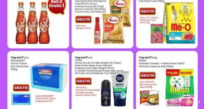 Promo Berhadiah Indomaret 30 April 2024, Produk Rinso hingga Baygon Beli 1 Gratis 1
