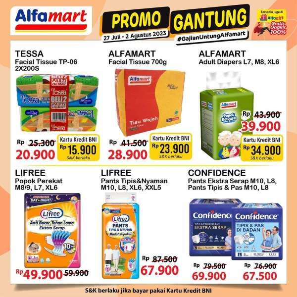 Katalog Harga Promo Alfamart Gantung Terbaru 27 Juli-2 Agustus 2023