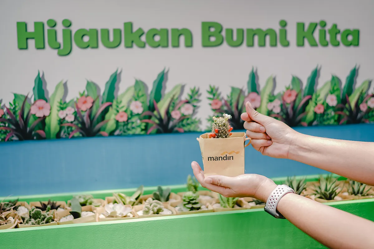 Kolaborasi dengan Waste4Change, Bank Mandiri Kelola 6 Ton Sampah di Mandiri Karnaval