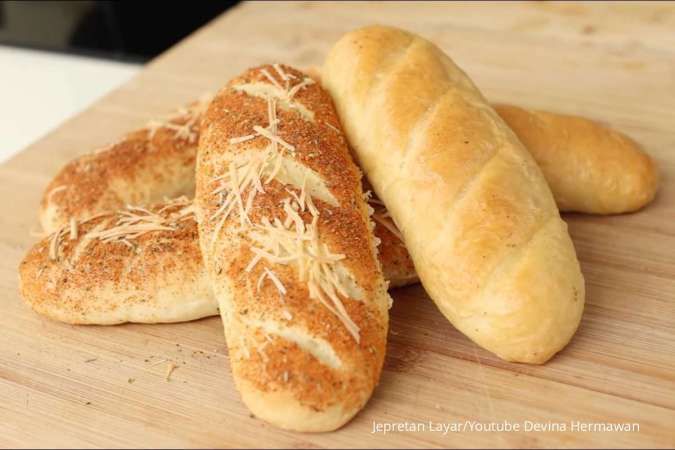 Resep dan Cara Membuat Roti Soft Baguette, Hasilnya Lembut Banget!
