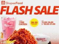 Promo Richeese Factory 28-30 Juni 2024, Flash Sale Combo Fire Chicken di ShopeeFood