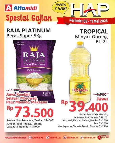 Promo Alfamidi Hemat Satu Pekan Periode 5-11 Mei 2025