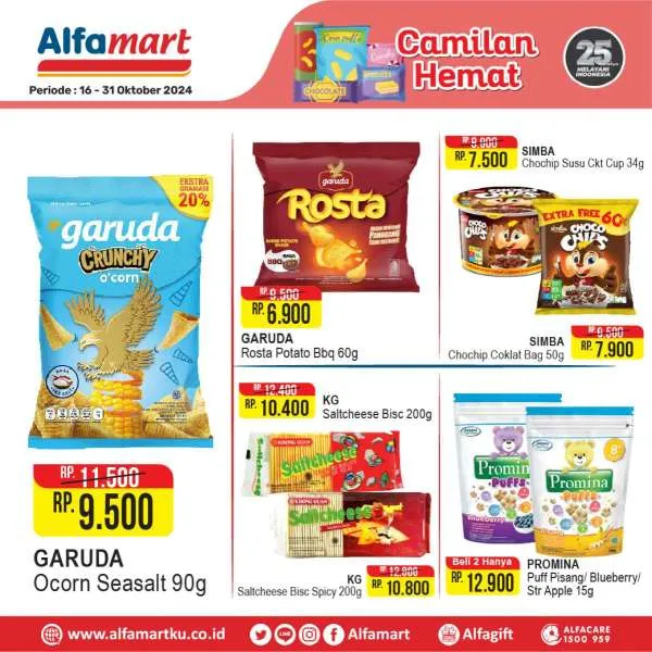 Promo Alfamart Snack Fair Periode 16-31 Oktober 2024