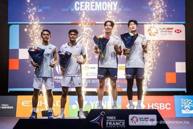 Fajar/Fikri Kumpulkan Rp 1 Miliar dari Dua Final Beruntun, Terakhir French Open 2025
