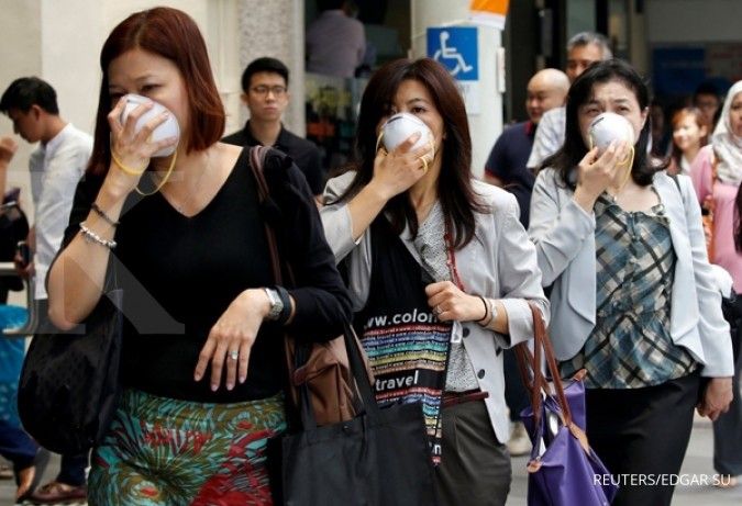 Udara Singapura buruk terkena asap kebakaran hutan