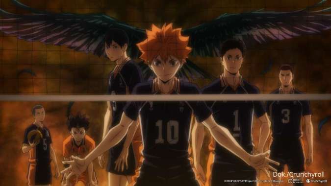 Cek Peringkat Haikyuu!! The Dumpster Battle di Daftar Top Film Netflix Hari Ini