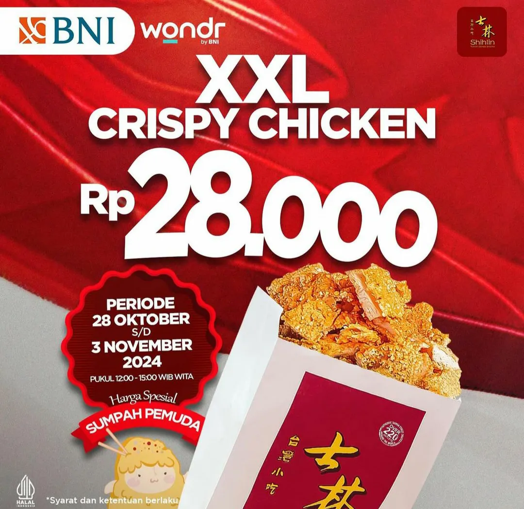 Promo Shihlin x Wondr BNI