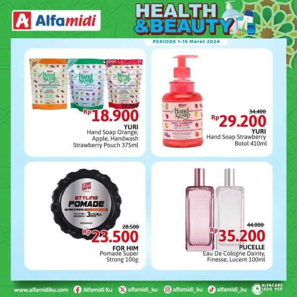 Promo Alfamidi Health & Beauty Periode 1-15 Maret 2024