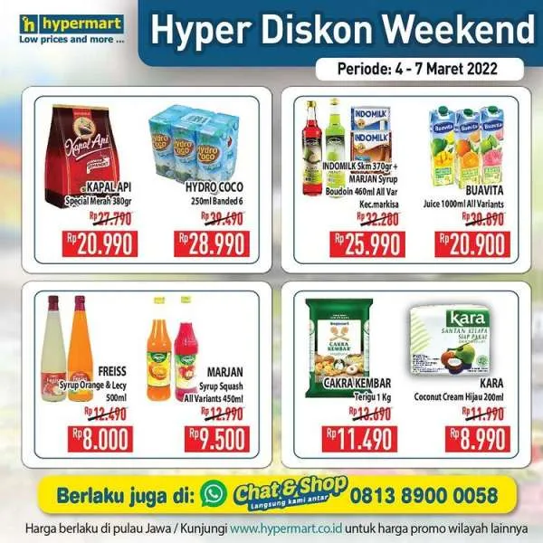 Promo JSM Hypermart Mulai 4-7 Maret 2022