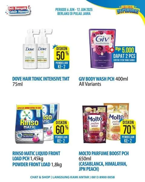 Promo Hypermart Beli Banyak Lebih Hemat Periode 6-12 Juni 2025