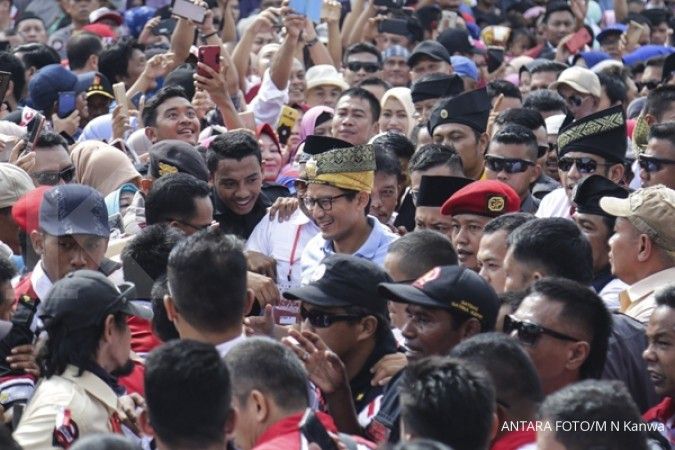 Sandiaga ogah berdebat soal harga-harga dengan Presiden Jokowi 
