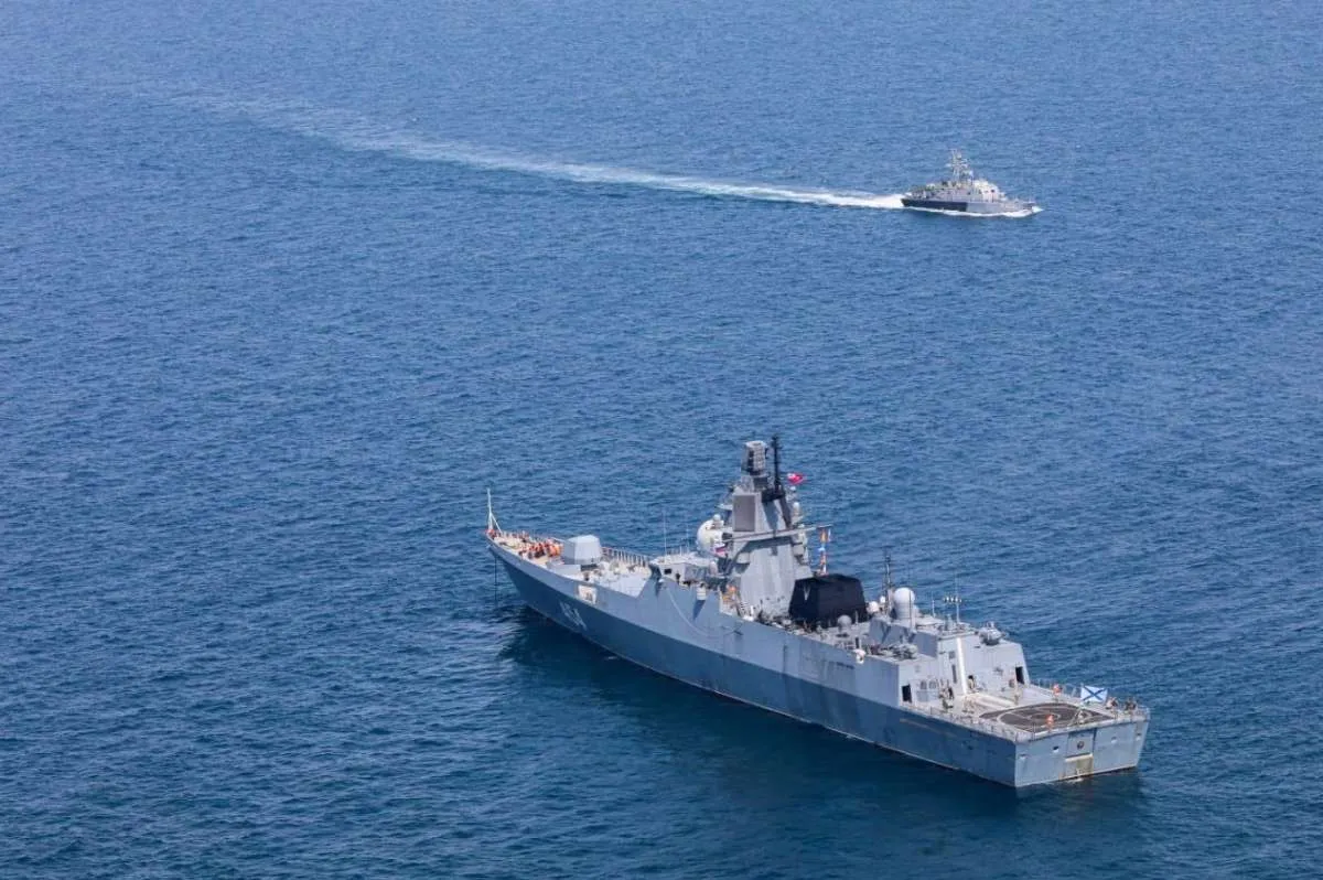 Latihan Militer Gabungan Rusia, China, dan Iran di Laut Arab Resmi Dimulai 