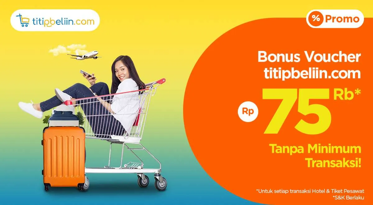 Dapatkan Voucher titipbeliin.com Rp75.000 dari PegiPegi, Begini Caranya!
